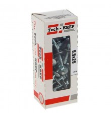 Саморез КР ZP св. 5,5х25 (60 шт) - коробка с окном ( 0,392 кг)  124627  Tech-KREP