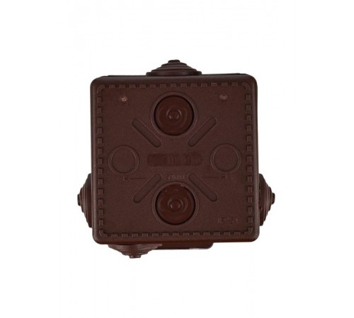 Коробка расп. КМ 80х80х50мм о/к IP54 7 вв. дуб  UKO31-080-080-050-K24-54  IEK