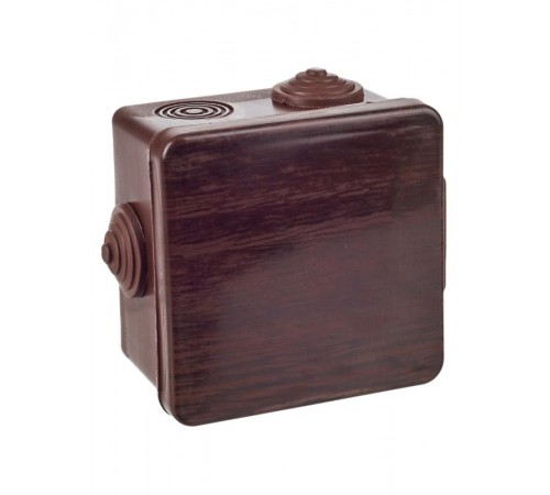 Коробка расп. КМ 80х80х50мм о/к IP54 7 вв. дуб  UKO31-080-080-050-K24-54  IEK