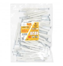 Дюбель-гвоздь YZ потайн. манжета нейлон 8x80 (60 шт)- пакет  147493  Tecfi