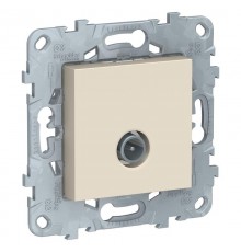 Unica New Бежевый Розетка TV, одиночная  NU546244  Schneider Electric