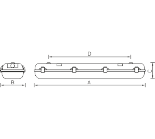 Светильник светодиодный ARCTIC.OPL ECO LED 1200 3000K  1088000780  Световые Технологии