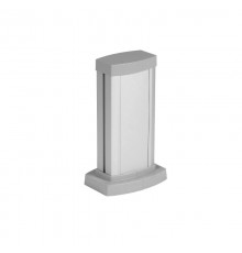 Универсальная мини-колонна алюминиевая с крышкой из алюминия 1 секция, высота 0,3 метра, цвет алюминий  653101  Legrand