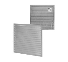 Решетка металл. усиленная 400х400, с оцинкованным покрытием,  SQ1807-0738  TDM