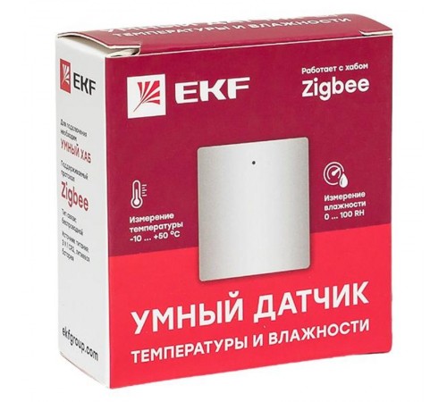 Умный датчик температуры и влажности Zigbee EKF Connect  is-th-nd-zb  EKF