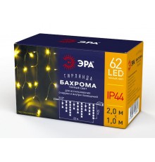 Гирлянда светодиодная  Бахрома 2м*1м теплый свет, ENOB-2B ,  24V, IP44 (80/960)  Б0041907  ЭРА