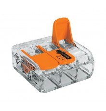 Клемма универсальная компактная 3-проводная 0.5 - 6 мм.кв (уп/30шт)  221-613  WAGO