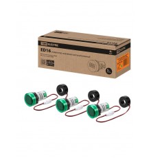 Индикатор значения напряжения и тока ED16-22VAD d22мм 20В-500В 100А зеленый  SQ0746-0084  TDM