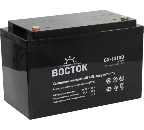 Аккумуляторная батарея Solar серии СХ 12100 12В/100Ач  СХ 12100  Восток