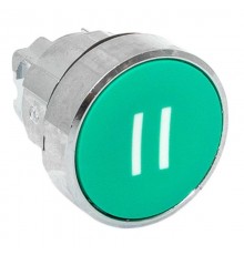 Механизм исполнительный кнопки "II" XB4 зеленый плоский возвратный без фиксации IP65  XB4BA-3154C-65  EKF