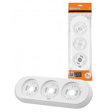 Рамка 3-х постовая белая "Виви"   SQ1820-1091  TDM