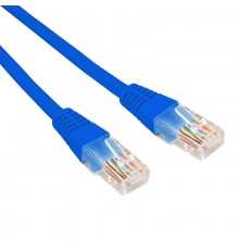 Патч-корд U/UTP CAT 6, RJ45-RJ45, 26AWG, LSZH, синий, 0.3м REXANT  02-0294-03  REXANT
