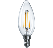 Лампа светодиодная  OLL-F-C35-10-230-4K-E14  80895   ОНЛАЙТ