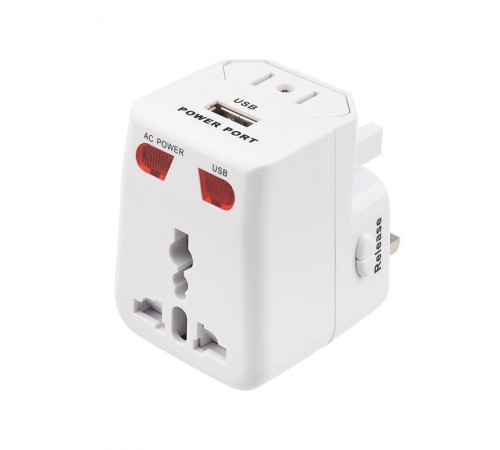 Адаптер сетевой "Путешественник" с USB  11-1051  REXANT