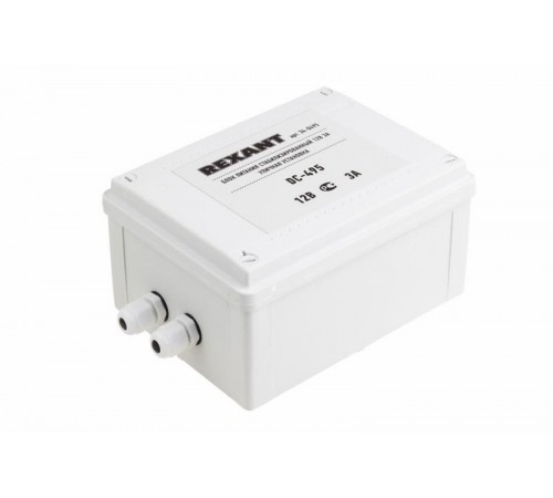 Блок питания стабилизированный 12В, 3А, уличная установка DC-495  34-0495  REXANT