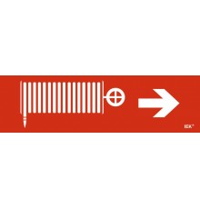 Этикетка самокл. 310х90мм "Пож. кран/стр. направо"   LPC10-1-31-09-PKNAPR  IEK