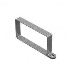 Хомут крышки лестничного лотка ЛКР 200х110, толщ. 1,0 мм, гор. цинк, 344221  ХКЛКР-200х110-1,0-ГЦ   Ostec