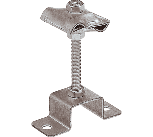 Держатель-зажим соединительный круглого проводника 8-10 мм опорный, оцинк.91073Ezetek