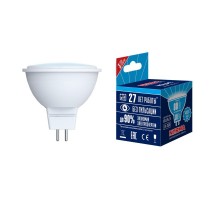 Лампа светодиодная LED-JCDR-10W/NW/GU5.3/NR LED. "JCDR", матовая. Серия Norma. 4000K  UL-00003841  Volpe