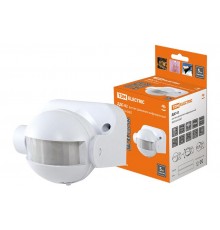 Датчик движения ДДС-02 1100Вт, 5-480с, 12м, 5+Лк, 180гр, IP44,  SQ0324-0007  TDM