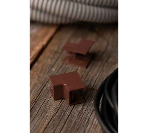 Угол внутренний (16х16) (4 шт) Plast EKF PROxima  под темное деревоibd-16-16x4EKF