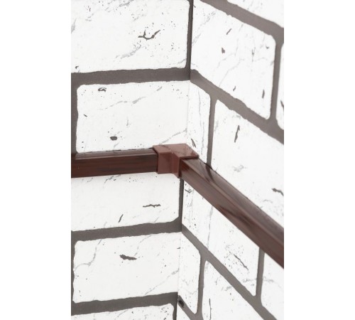 Угол внутренний (16х16) (4 шт) Plast EKF PROxima  под темное деревоibd-16-16x4EKF