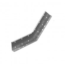 Вертикальный соединитель внутренний 45 град. для лестничного лотка ЛКР высотой 110 мм, толщ. 2,5 мм, гор. цинк, 336612  ВСВНЛКР45-110-2,5-ГЦ   Ostec