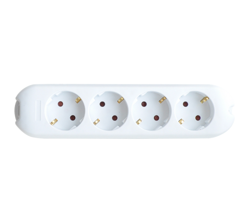 Колодка 4G-SMART четырехместная 16А с заземлением 5340  4690612010472  IN HOME