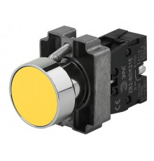 Кнопка управления LAY5-BA51 без подсветки желтая 1з (20/200/8000)  Б0045668  ЭРА