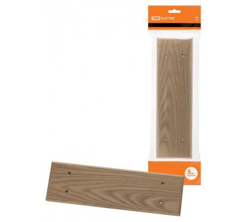 Накладка на бревно деревянная универсальная НБУ 1Пх4 280 мм, под покраску  SQ1821-0329  TDM