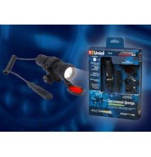 Фонарь-Offroad Premium Тактический "Choosing the tactics 185"  P-GL013-BB Black  алюм, XP-E CREE LED 1 X CR123A в/к, черн  06597  Uniel