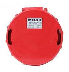 Розетка 235-63А-6h-380AC-3P+PE+N-IP67  222764  КЭАЗ