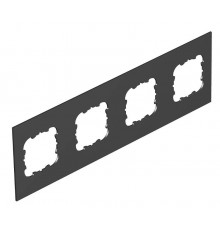 Крышка для напольного бокса Telitank на 4 устройства EKR 284x88 мм (ПВХ,черный) (T12L P4S 9011)  7408196  OBO Bettermann