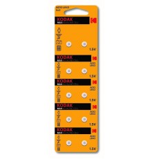 Батарейки  AG12 (386) LR1142, LR43 [KAG12-10] MAX Button Cell (100/1000/70000)  Б0044717  Kodak