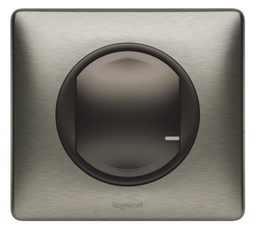 Выключатель Умный беспроводной 1-кл. Celiane рамка вольфрам; графит Netatmo  064893  Legrand