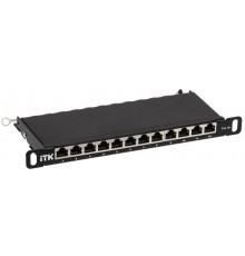 ITK 0,5U патч-панель кат.5E STP 12 портов 10" Dual IDC  PP12-D05UC5ES-D05-10  ITK