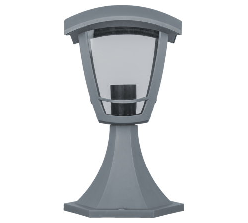 Светильник садово-парковый NOF-P03-GR-IP44-E27 (4 грани серый)  80460   Navigator