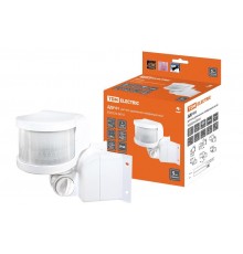 Датчик движения ДДУ-01 1100Вт, 5-480с, 2;12м, 5+Лк, 270гр, IP44,  SQ0324-0010  TDM