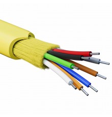 Кабель опт., распред., для внутр. проклад., нг(А)-HF, 8 ОВ, OS2(G.652.D), 0,4 кН, 500 м  RNDT9C8YL01-E  DKC