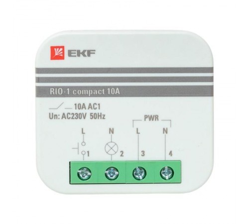 Импульсное реле RIO-1 compact 10А EKF PROxima  rio-1k-10  EKF