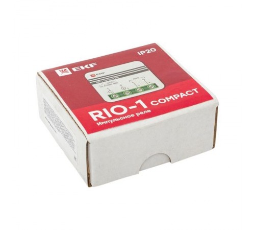 Импульсное реле RIO-1 compact 10А EKF PROxima  rio-1k-10  EKF