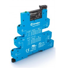 Интерфейсный модуль, электромеханические реле, серия MasterINPUT; 1CO 6A; контакты AgNi+Au; питание 6В AC/DC  397100065060  Finder