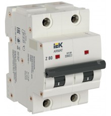 Автоматический выключатель двухполюсный M10H 2P Z 80А ARMAT  AR-M10H-2-Z080  IEK