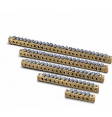 Шина N+PE с 15отв. 4,5мм и 6отв. 5,6мм  12534  ABB