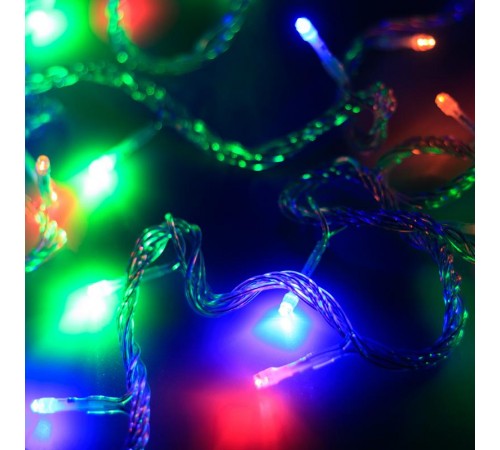 Светодиодная гирлянда ARD-STRING-HOME-5000-CLEAR-50LED-LIVE RGB (230V, 3.5W)  025763  Arlight
