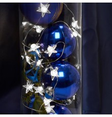 Гирлянда линейная Звездочки USB 20LED 5000K, IP 20, 1.8м, CL571  41645  FERON