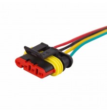 DJ7031-1.5-21 автомобильный разъем гнездо с проводом 20 см (3-контактный)  16-0313-9  REXANT