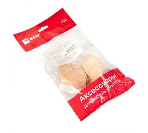 Угол внешний (25х25) (4 шт) Plast EKF PROxima   под светлое деревоobl-25-25x4EKF