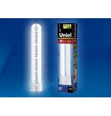 Лампа люминесцентная компакт. ESL-PL 9Вт 2G7 1U 4000К   06000  Uniel
