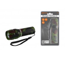 Фонарь налобный "Тактика 2", 1 Вт 1 светодиод, алюм., фокус.,70 лм, бат. 3*AАА,  SQ0350-0094  TDM